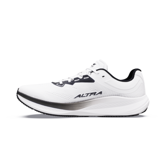 Men Altra Torin 9 White and Black sideview 1