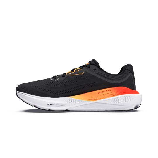 Men's Altra Torin ST Black Orange Popfiry Coral sideview 1